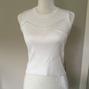 NWT Rachel Roy Sleeveless Sweater Crop Top
